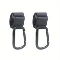 Universal Stroller Hooks Clip Heavy Duty Hanging Organizer for Diaper Bags Prams Shopping Carts Car Seats Baby Carriers.