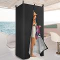 Portable Fitting Room Privacy Tent For Changing Waterproof Privacy Curtains Tent for Boats Yachts Outdoor Camping and Beaches. 