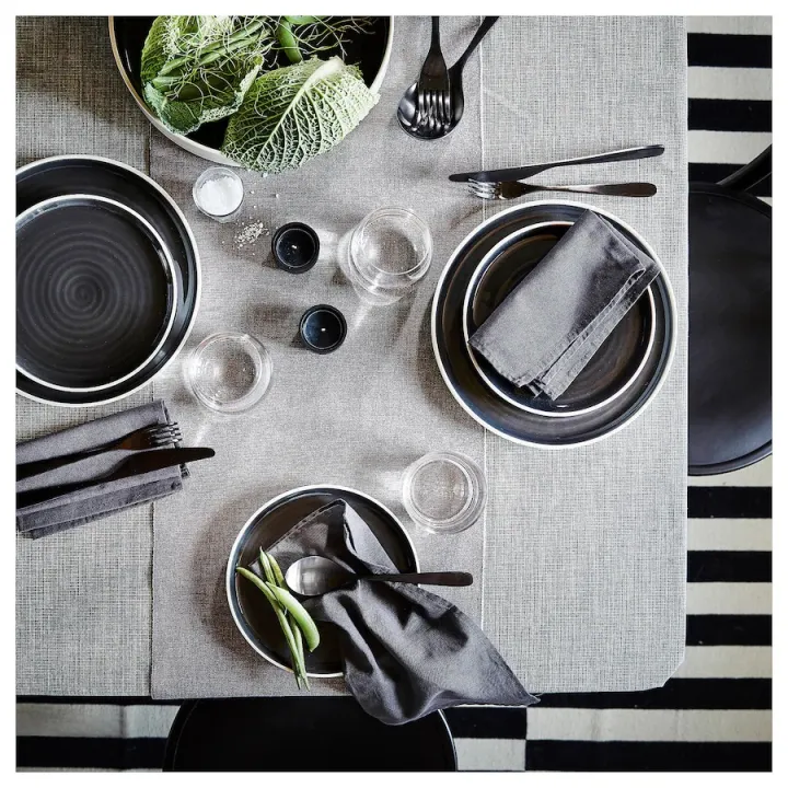 Ikea%20tablecloth%20145x240%20cm%20svartsenap%20fullkomlig%20Cotton%20-%20Image%205