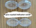 4 pcs crystal indicator cover/transparent cover. 