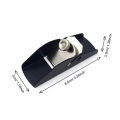Mini flat pocket hand planer, wood trimming bed, carpenter cutting blade, flat hand planer, hand push casting carpenter tools. 