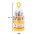 SCREWDRIVER SET 31 IN 1 ROUND MODEL MEGNATIC - HAND TOOLS- EASY USE-COMPLETE SET. 