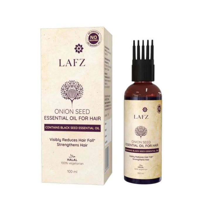LAFZ Halal Onion Seed Essential Oil For Hair

(100ml)