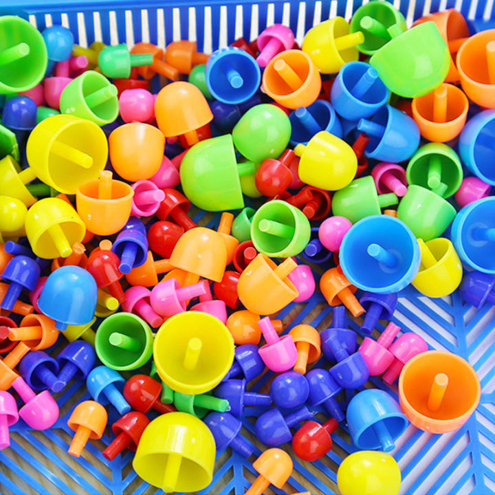 296pcs%20Mushroom%20Nail%203D%20Puzzle%20Blocks%20Kids%20Montessori%20Games%20Color%20Cognition%20Intellectual%20Educational%20Toys%20for%20Children%20Gifts%20-%20Image%204