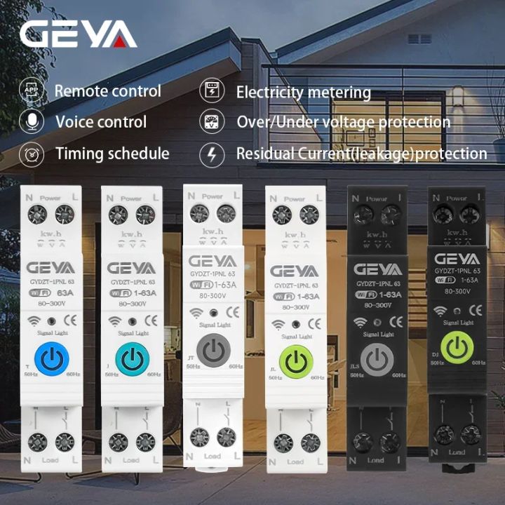 GEYA%20Tuya%20WiFi%20Smart%20Circuit%20Breaker%20MCB%2063A%20Timer%20Power%20Energy%20KWh%20Voltage%20Current%20Meter%20Protector%20Remote%20Control%20Switch%20-%20Image%202
