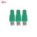 USB Male Port to PS/2 Female Converter Adapter for PC Computer Keyboard Mouse to USB 1.1 2.0 Min Computer Converter Accessories. 