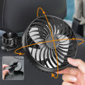 BLALION Cooling Car Fan Headrest USB Fans For Car Rear Seat Free-Adjustment 3-Speed Strong Wind Auto Fan. 
