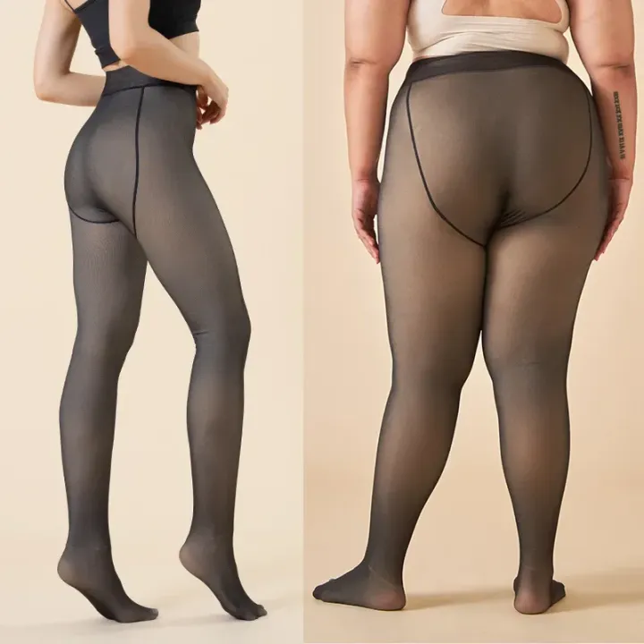 Thicken%20Polar%20Stockings%20Winter%20Warm%20Leggings%20Women'S%20Fleece%20Lined%20Tights%20Skin%20Effect%20Pantyhose%20Fake%20Translucent%20Wool%20Sock%20Pants%20-%20Image%206
