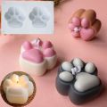 Home Decoration Crafts Molds Cute Cat Paw Candle Diy Silicone Mold Aromatherapy Candle Soap Making Resin Molds Accessories. 