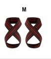 Figure 8 Wrist Straps for Deadlifts – Heavy Duty Gym Wrist Wraps for Weightlifting, Pull-Ups & Strength Training (2pcs/1 Pair). 
