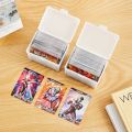 2/4PCS Small Semi-Transparent Plastic Cards Cases Folder Matte Flip-Top Jewelry Box Accessories Storage Organize Packaging Boxes.