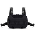 New Nylon Fishing Chest Bag Climbing Wear-resistant Cool Backpack Adjustable Waterproof Vest Bag Men/women. 