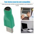 USB Male Port to PS/2 Female Converter Adapter for PC Computer Keyboard Mouse to USB 1.1 2.0 Min Computer Converter Accessories. 
