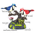 Singing Chirping Bird Toy Artificial Bird Toys Realistic Animal Electric Outdoor Decorations Simulation Birds Making Sounds Tree. 