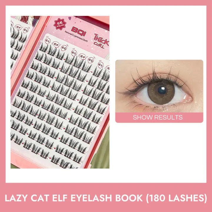 BQI%20lazy%20cat%20series%20elf%20large%20capacity%20eyelash%20book%20natural%20long%20curled%20thin%20stem%20segmented%20false%20eyelashes%20-%20Image%207