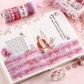 10 Rolls/box 11 Models Washi Tape Cute Illustration Style Decorative Handbook DIY Material Stationery. 