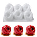 New 6 or 35 Cells Raspberry Design French Mousse Cake Moulds Silicone Chocolate Mold Dessert Decorating Tools Kitchen Bakeware. 