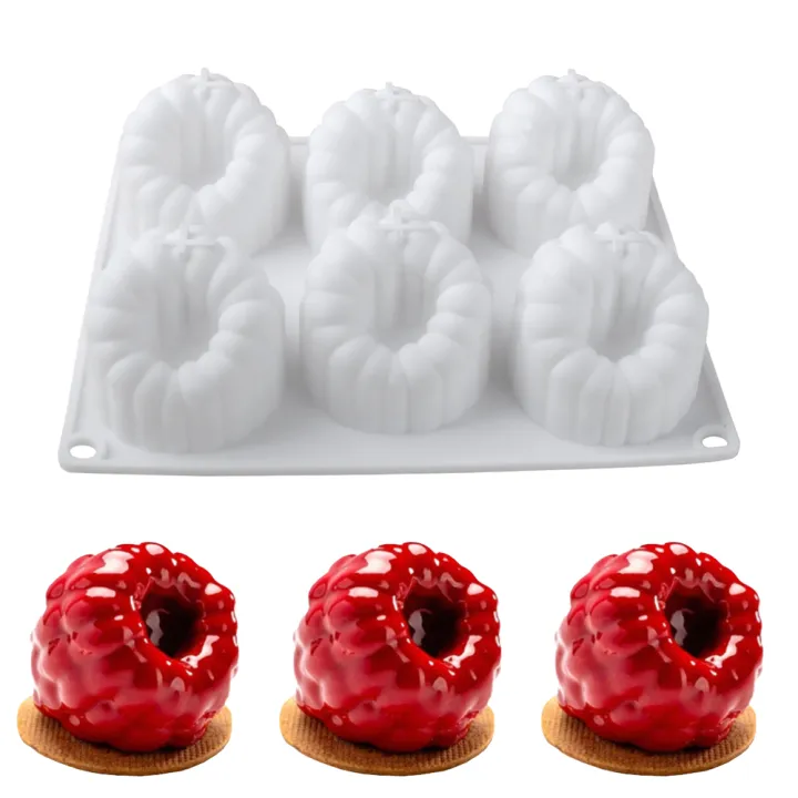 New%206%20or%2035%20Cells%20Raspberry%20Design%20French%20Mousse%20Cake%20Moulds%20Silicone%20Chocolate%20Mold%20Dessert%20Decorating%20Tools%20Kitchen%20Bakeware%20-%20Image%203