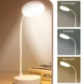 LED Desk Lamp 3 Levels Dimmable USB Rechargeable Battery Powered Portable Touch Table Light Eye Protection For Bedroom Bedside. 