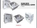 Sunk box universal 42mm deep (Divolca). 