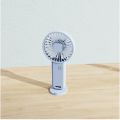 Minimalist Handheld Fan Lightweight 3 Wind Speeds Mini Fan Rechargeable Long-lasting Stand Fan for Daily Use. 