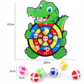 Educational Games Dart Board Baby Toy Stickey Ball Dart Indoor Sports Child Montessori Games for Children 3 to 7 Years.