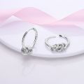 Neutral 925 Silver Star Moon Multi Style Weaving Original Fashionable Design Earrings Fit For Party Engagement Delicate Jewelry. 