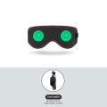 Heating Massage Eye Mask - Hot Compress Relieves Fatigue Dark Circles Aids Sleep 3 Gears Heat & Vibration (For Eye Strain).