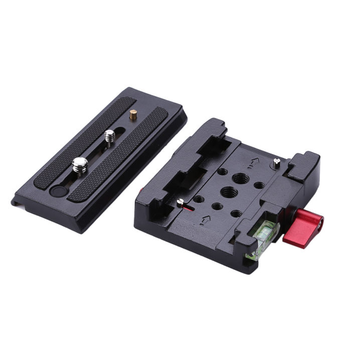 P200%20Quick%20Release%20Plate%20for%20Manftu%20577%20501%20500AH%20701HDV%20Tripod%20Mounting%20Plate%20Aluminium%20Alloy%20Camera%20Tripod%20Kit%20-%20Image%205