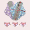 Reusable Adult Diaper Non-slip Soft Washable Panties Panty Liners Feminine Hygiene Pad Period Elderly Prevent Urine Leakage. 