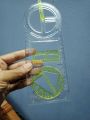 Multifunctional Geometry Ruler, Math Drawing Ruler, Geometric Drawing Template, Measuring Tool, Transparent Plastic, for Student, School.
