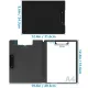 Double Metal Clip A4 Size 360 Degree Foldable File Cover Folder Writing Clipboards for Office Medical Field School Job Interview. 