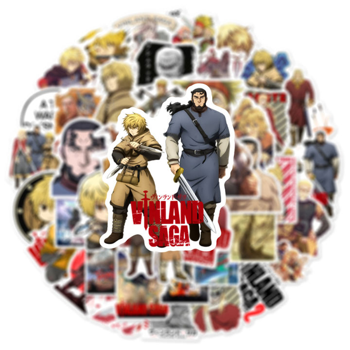 10/30/50pcs%20Thorfinn%20Karlsefni%20Vinland%20Saga%20Anime%20Stickers%20Car%20Laptop%20Skateboard%20Suitcase%20Cool%20Thors%20Cartoon%20Sticker%20Decal%20Toys%20-%20Image%202