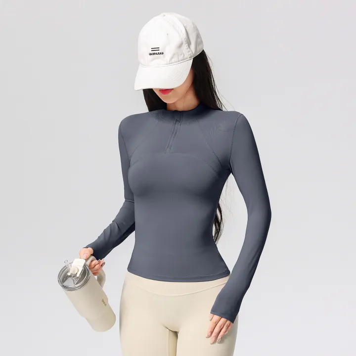Women's%20Long%20Sleeve%20Yoga%20Training%20T-Shirt%20Horse%20Riding%20Sports%20Fitness%20Active%20Wear%20Top%20Comfortable%20Breathable%20Workout%20Shirt%20-%20Image%203