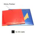 LOKI RXTON 5 High Elasticity Table Tennis Rubber Sticky Red Ping Pong Rubber Pips In High-density Sponge Black Pingpong Rubber. 