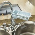 Kitchen Sink Faucet Sponge Soap Drain Rack Storage Organizer Holder for Kitchen Kit. 