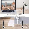 Milk Frother, 3 Gear Adjustable Coffee Frother Electric Whisk, USB Rechargeable Milk Froth with Portable Stainless Steel Stirring Head. 