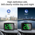 Universal Car HUD Head Up Display GPS Hud Digital Speedometer Big Font Speed Meter KMH for All Car Truck Plug and Play Auto Part. 