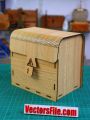 Laser Cut Wooden Jewelry Box Makeup Box Jewellery Box CDR and DXF File. 