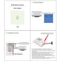 UNKAS Smart Home Alexa Echo  Home Wifi Water Heater Switch Tuya APP Remote Control Boiler Led Light Touch Outlet. 