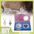 Natural Freshwater Pearl & Alloy DIY Wish Open Clam Pendant Necklace for Women – All Season Unique Jewellery Gift for Girls. 