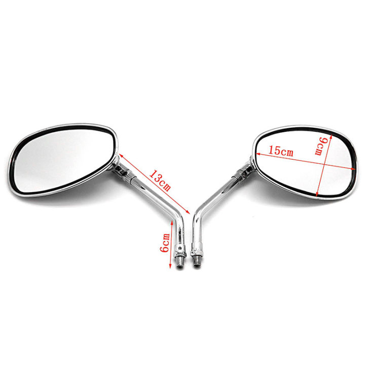 EAFC%201%20Pair%20Motorcycle%20Electric%20Bike%20Mirror%2010mm%20Aluminum%20Clear%20Glass%20for%20Honda%20Shadow%20Ace%20Spirit%20Magna%20VT750%20Mirror%20-%20Image%203