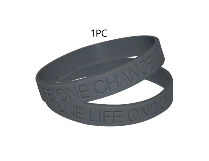 1pc%20one%20life%20one%20chance%20silicone%20bracelet%20%20wristband%20-%20Image%205