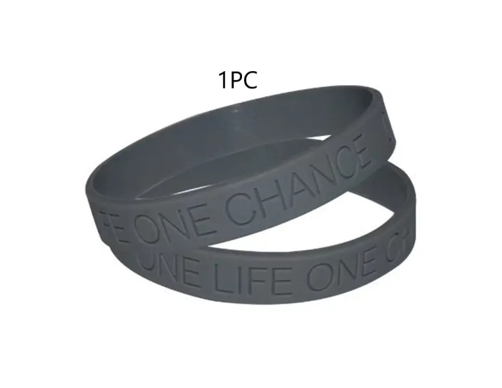1pc%20one%20life%20one%20chance%20silicone%20bracelet%20%20wristband%20-%20Image%205