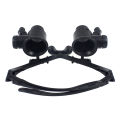 Magnifying Glass 10X/15X/20X/25X Jeweler Watchmaker With LED Light Telescopic Headband Magnifier Glasses Reading Loupes Eyewear. 