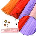 DIY velvet wire 100 PCs colorful twist twist twist bar length 30 cm thick velvet wire size 0.5-0.6mm build craft children's crafts children's crafts children's velvet wire. 