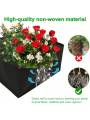 Reusable Large Capacity Planting Bed Sack Garden Raised Planting Bed Quadratic Recipient for Vegetable Gardening. 