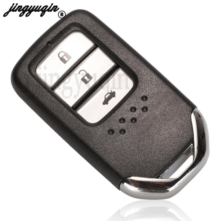 jingyuqin%202/3/4/6%20Buttons%20Remote%20Smart%20Key%20Shell%20Fob%20For%20Honda%20City%20Jazz%20XRV%20Venzel%20HRV%20Key%20Case%20Uncut%20Blade%20Replacement%20-%20Image%204
