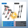 2 to 4/6/8 Y Branch P Solar Connectors for Solar Panels,Tool-Free Connectors 10awg, Solar Panel Splitter,for boat and RV.. 