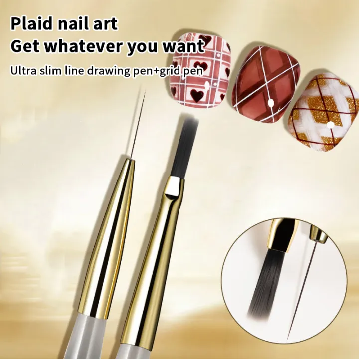 3Pcs/set%20Nail%20Art%20Brushes%20Checker%20Nail%20Drawing%20Painting%20Line%20Brush%20Nail%20Art%20Acrylic%20Painting%20Brushes%20DIY%20Manicure%20Design%20Tools%20-%20Image%202